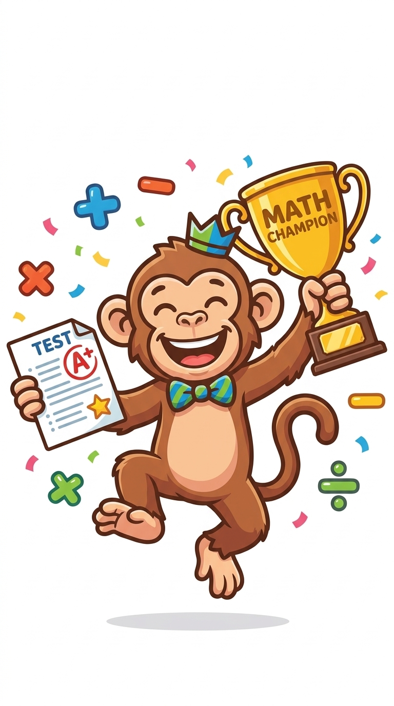 BossMath Trophy Mascot