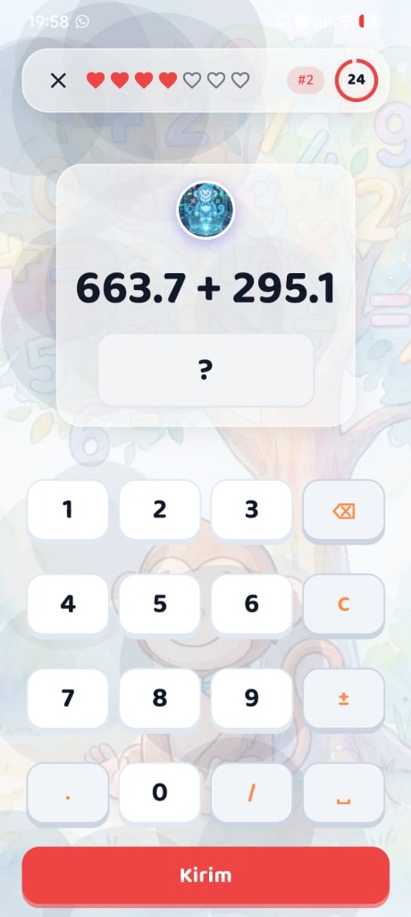 Mode Tantangan & Numpad