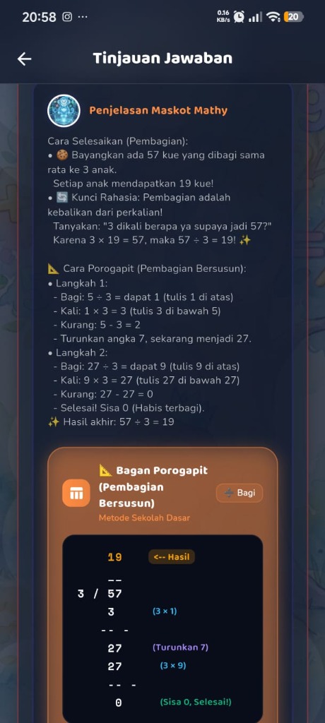 Penjelasan Porogapit & Maskot Mathy